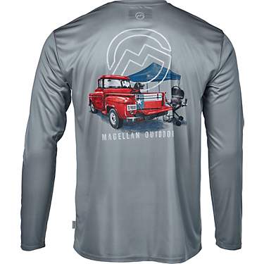Magellan Outdoors Men's Local State Graphic Texas Long Sleeve T-shirt                                                           