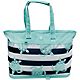 geckobrands Sea Turtle Stripe Zip Out Beach Tote                                                                                 - view number 1 image