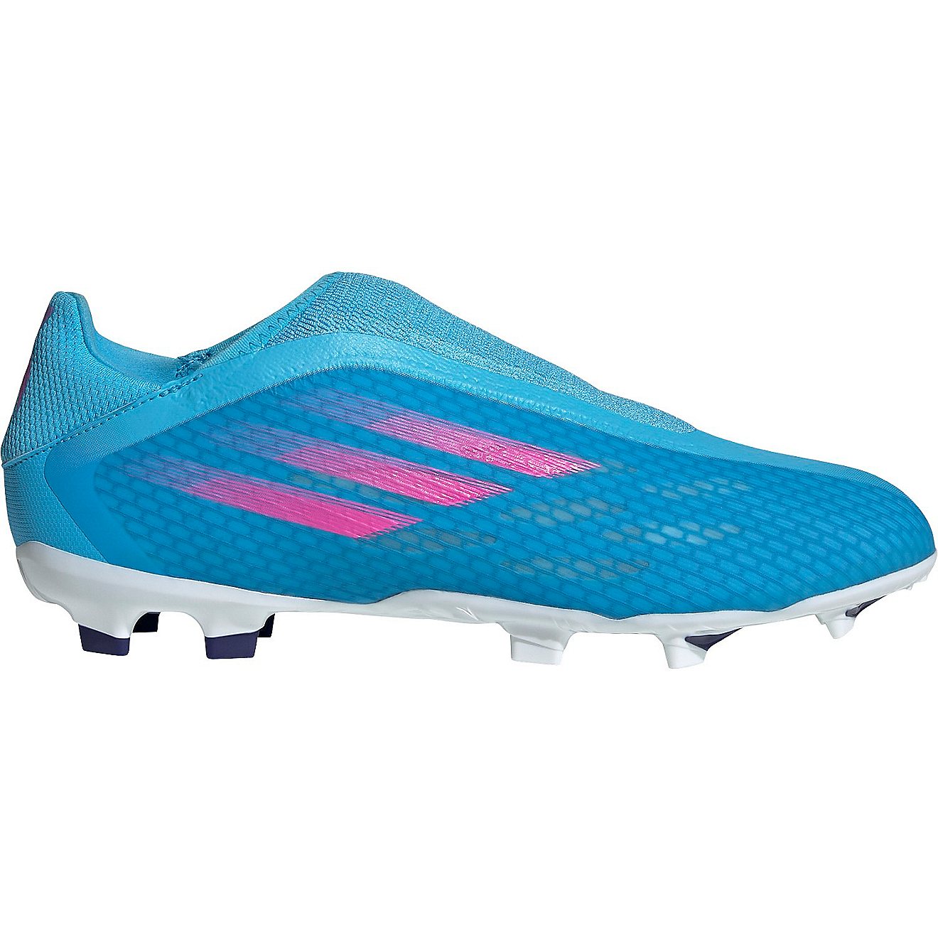 adidas Adults' X Speedflow .3 Laceless Firm Ground Soccer Shoes                                                                  - view number 1