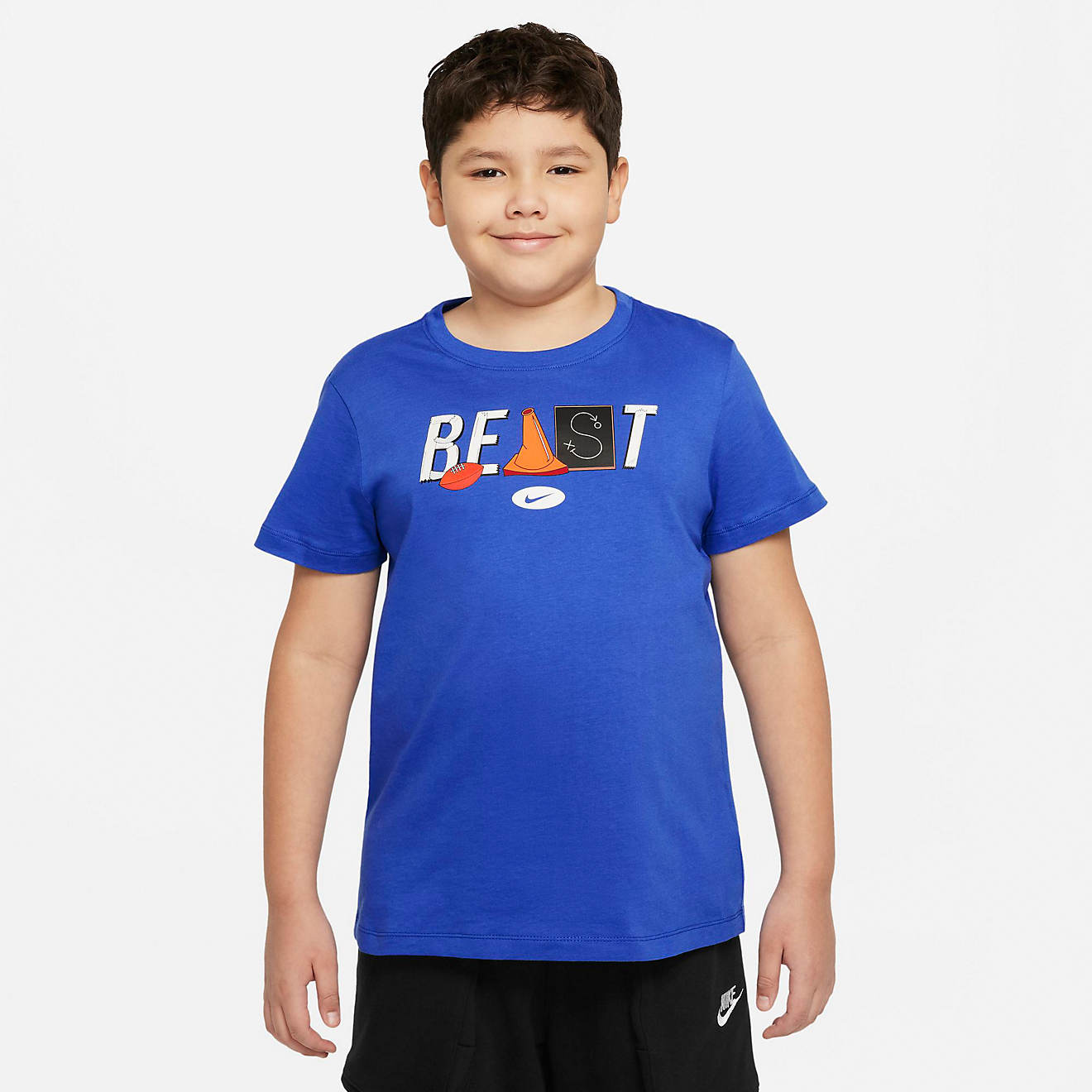 Nike Boys' Husky Beast Short Sleeve T-shirt                                                                                      - view number 1