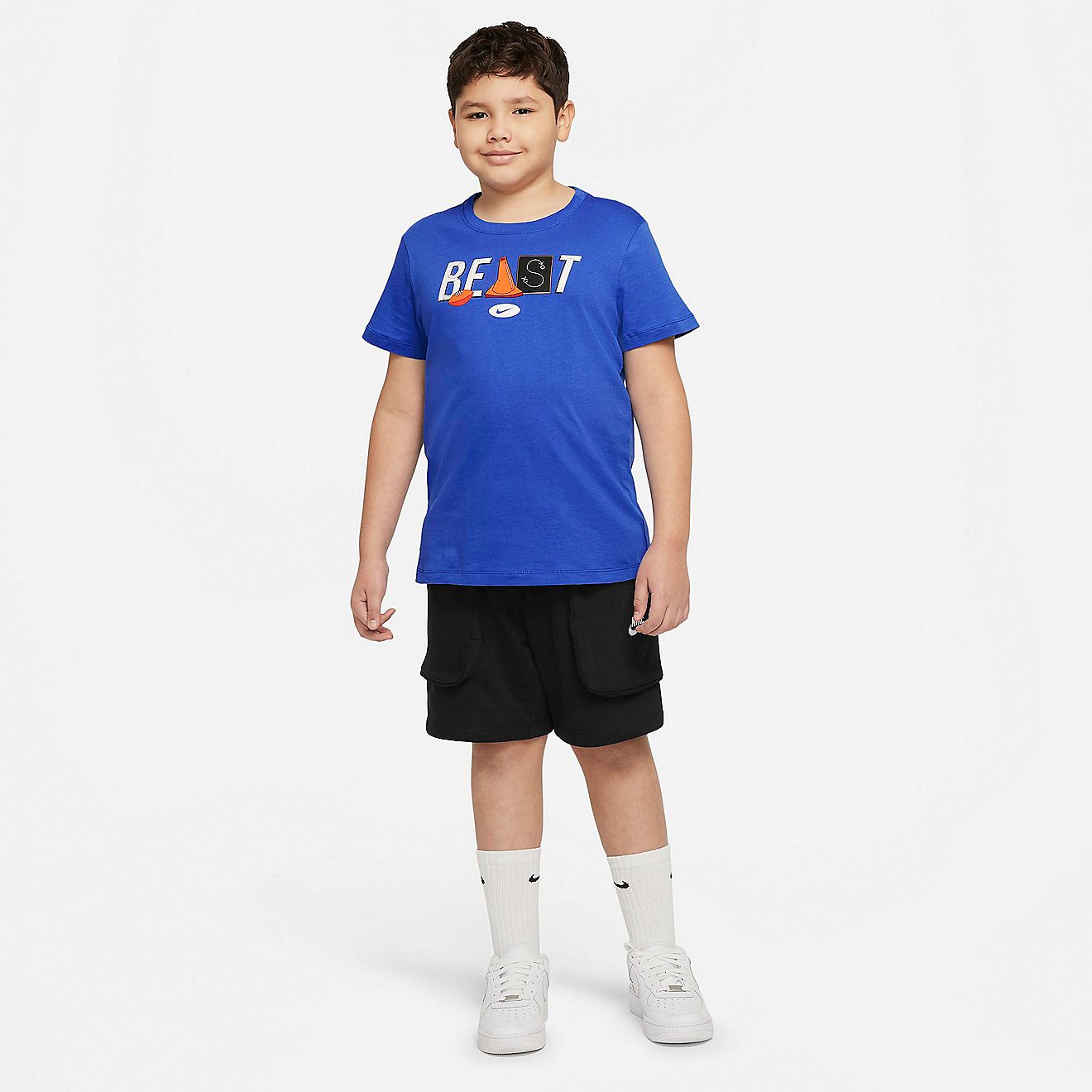 Nike Boys' Husky Beast Short Sleeve T-shirt                                                                                      - view number 4