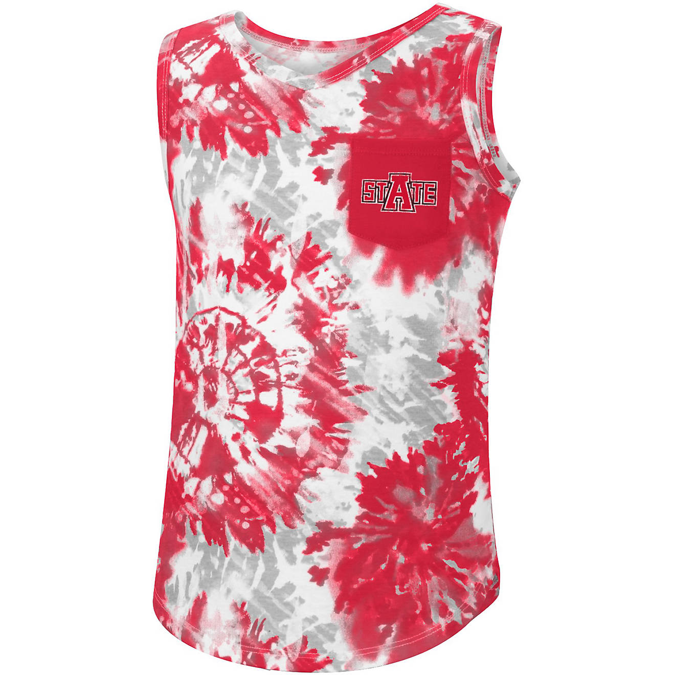 Colosseum Athletics Girls' Arkansas State University Reappearing Ink Tank Top                                                    - view number 1