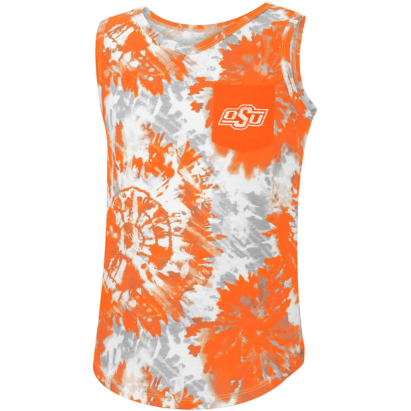 Colosseum Athletics Girls' Oklahoma State University Reappearing Ink Tank Top                                                    - view number 1