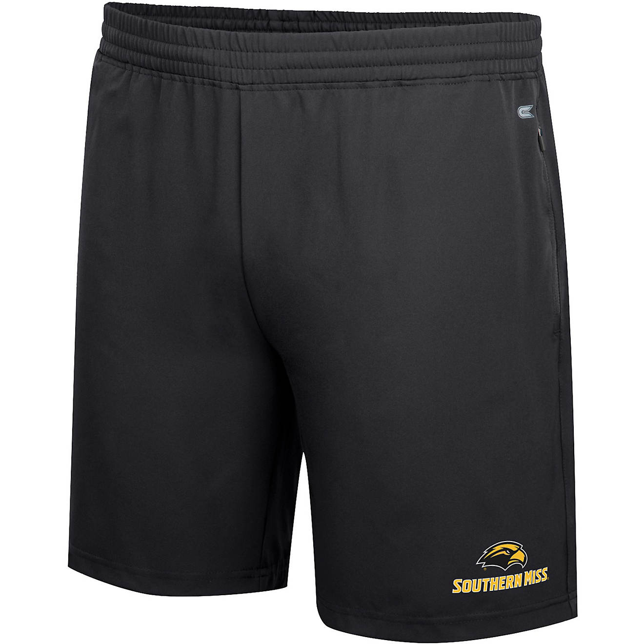 Colosseum Athletics Men’s University of Southern Mississippi Private Residence Shorts 8 in                                     - view number 1