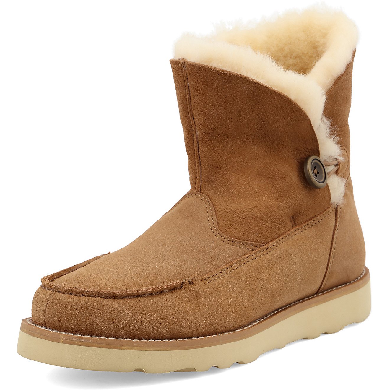 Wrangler Women's Sherpa Lined Cozy Wedge Booties                                                                                 - view number 3