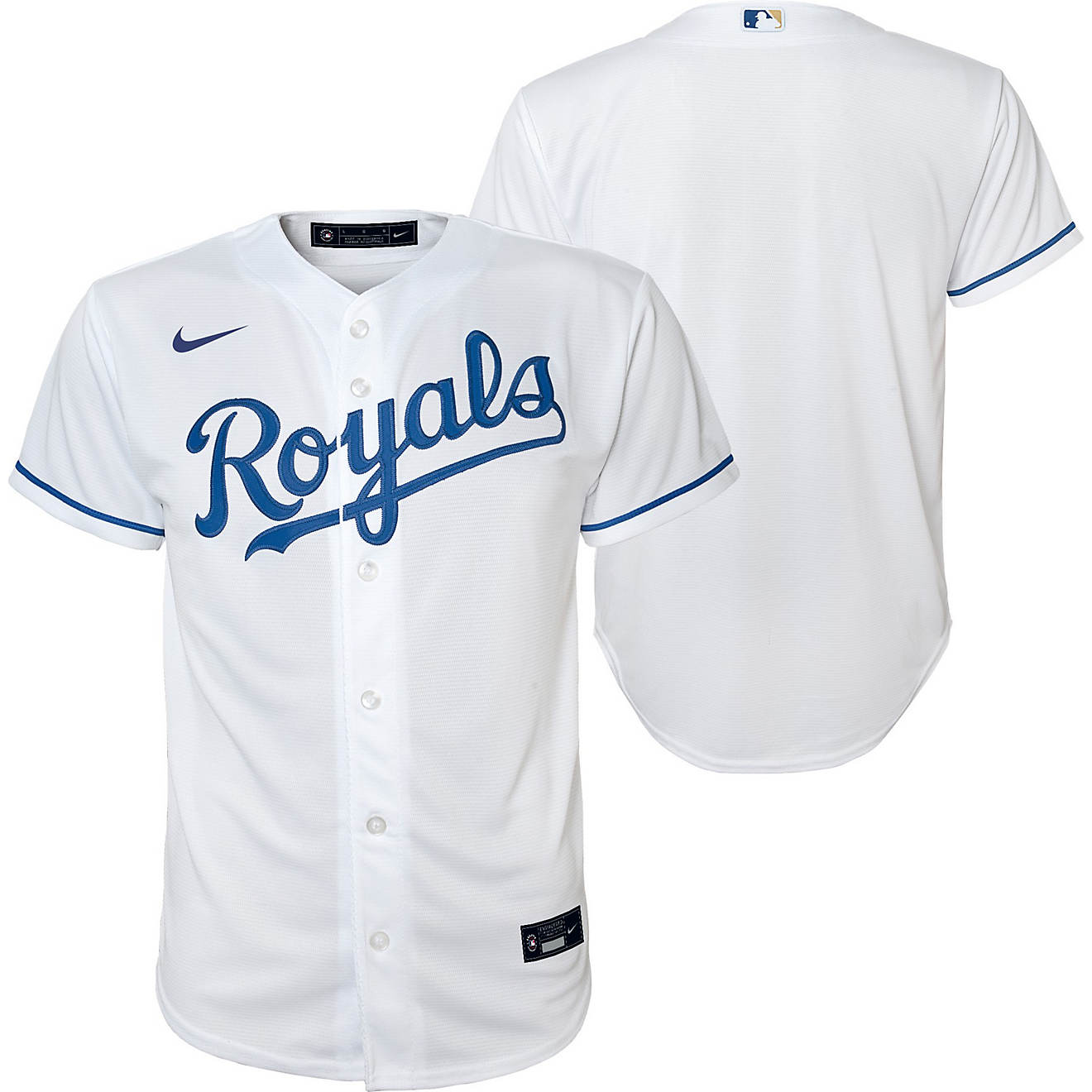 Nike Youth Kansas City Royals Home Replica Jersey                                                                                - view number 1