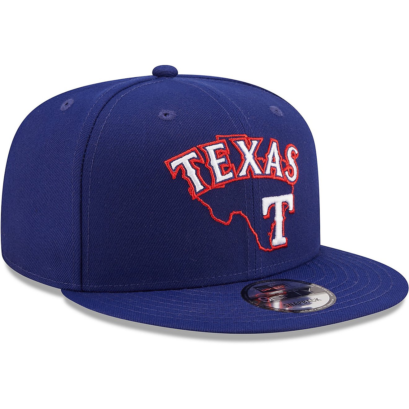 New Era Men's Texas Rangers Logo State 9FIFTY Cap                                                                                - view number 1