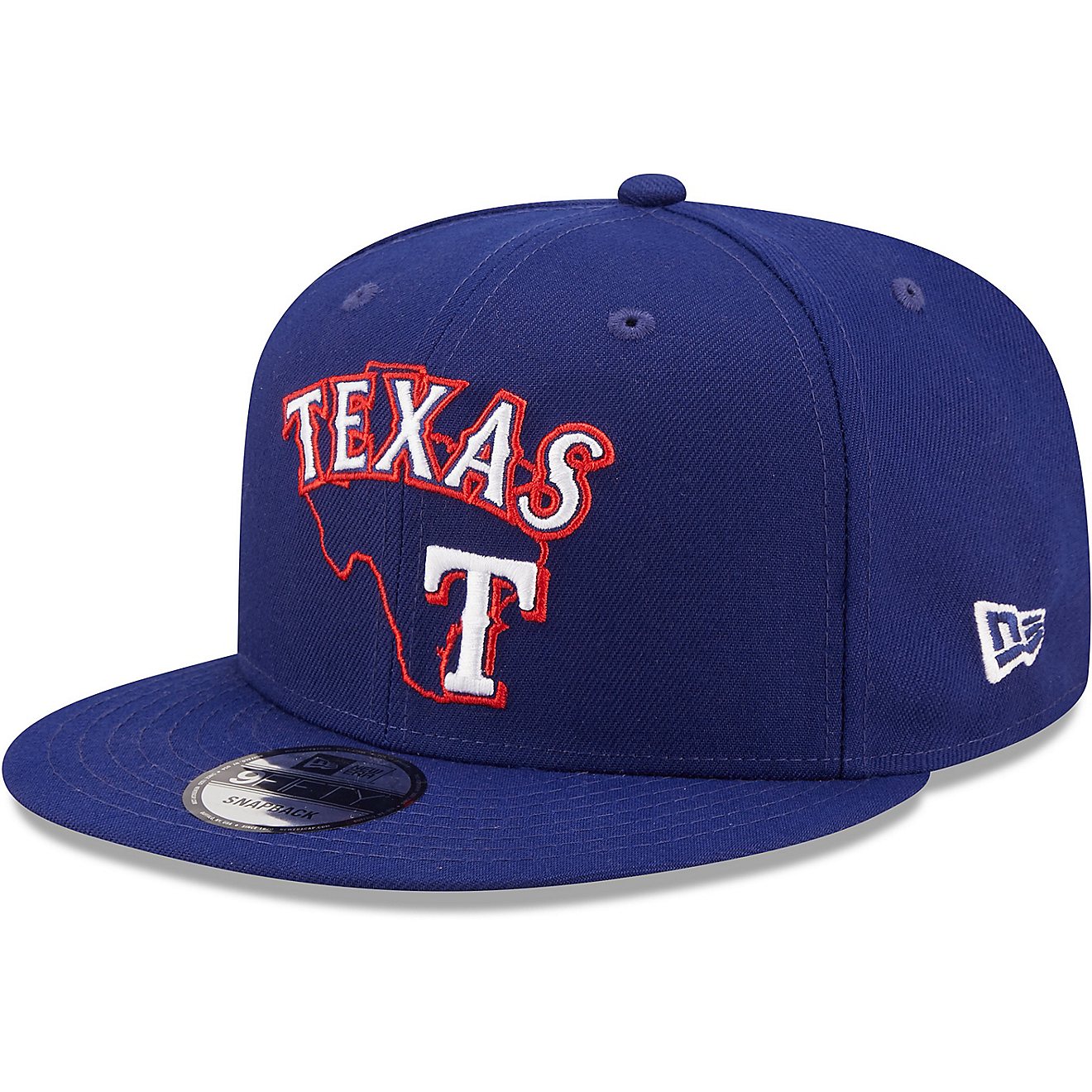New Era Men's Texas Rangers Logo State 9FIFTY Cap                                                                                - view number 3