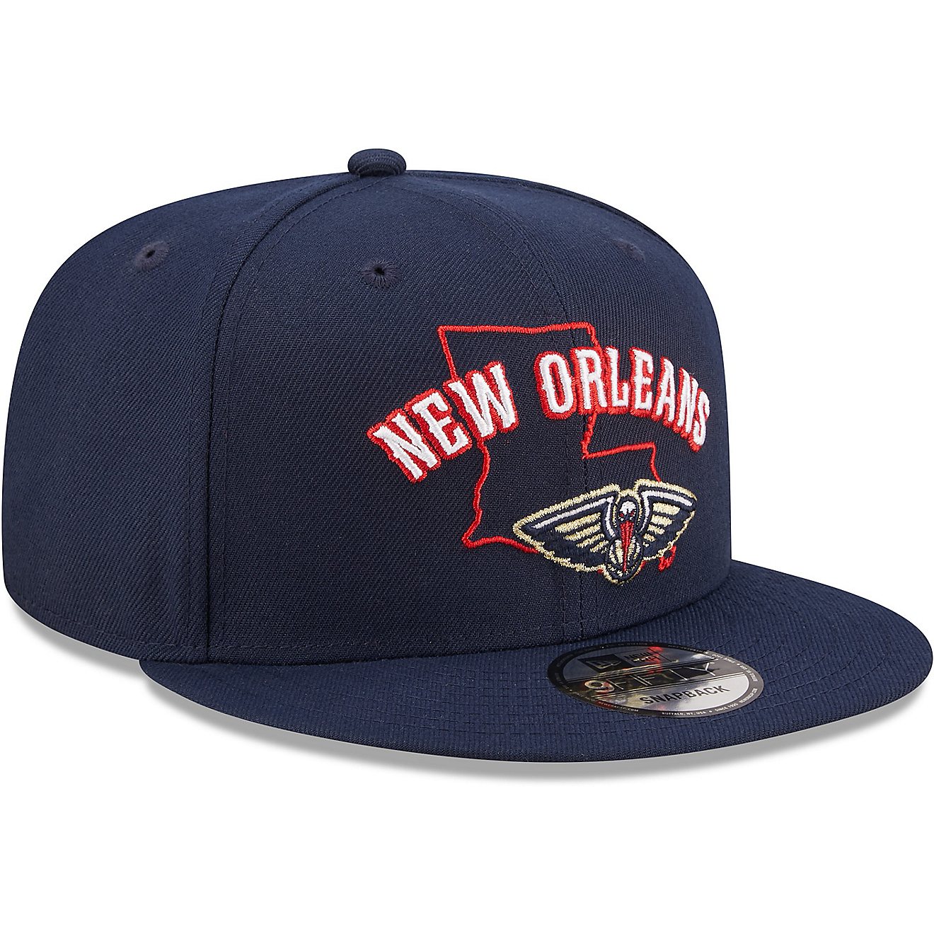 New Era Men's New Orleans Pelicans Logo State 9FIFTY Cap                                                                         - view number 1