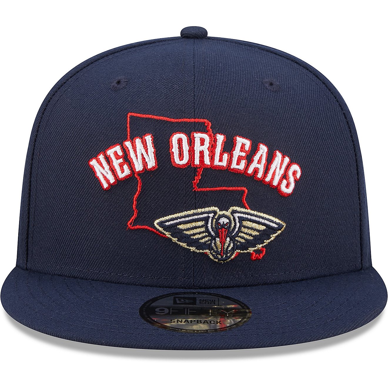 New Era Men's New Orleans Pelicans Logo State 9FIFTY Cap                                                                         - view number 2
