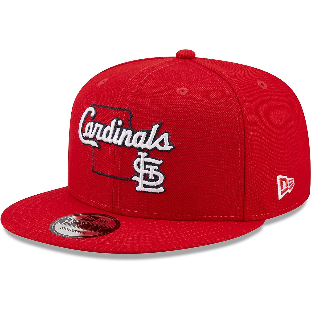 New Era Men's St. Louis Cardinals Logo State 9FIFTY Cap                                                                          - view number 3