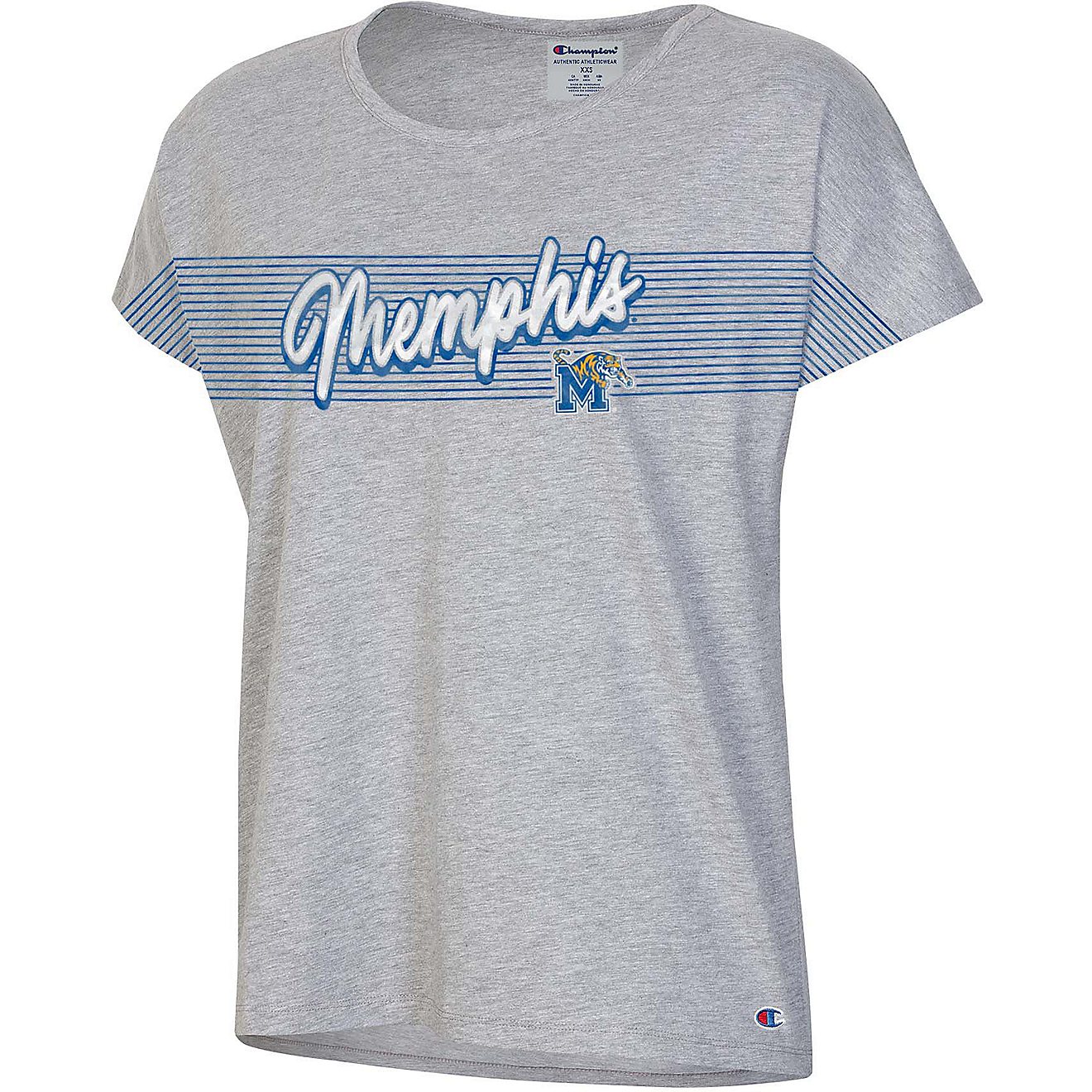 Champion Women's University of Memphis Boxy Dolman Short Sleeve T-shirt                                                          - view number 1