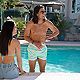Chubbies Men's En Fuego Stretch Swim Trunks 4 in                                                                                 - view number 4 image