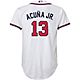 Nike Youth Atlanta Braves Ronald Acuna Jr. Home Replica Jersey                                                                   - view number 3 image