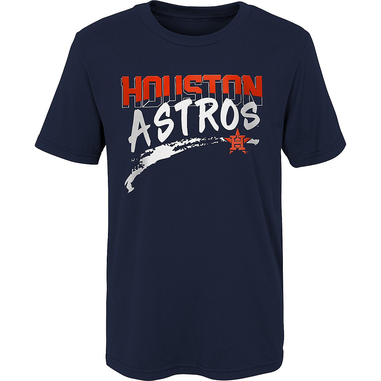Outerstuff Kids' Houston Astros Big Deal Short Sleeve T-shirt                                                                    - view number 1