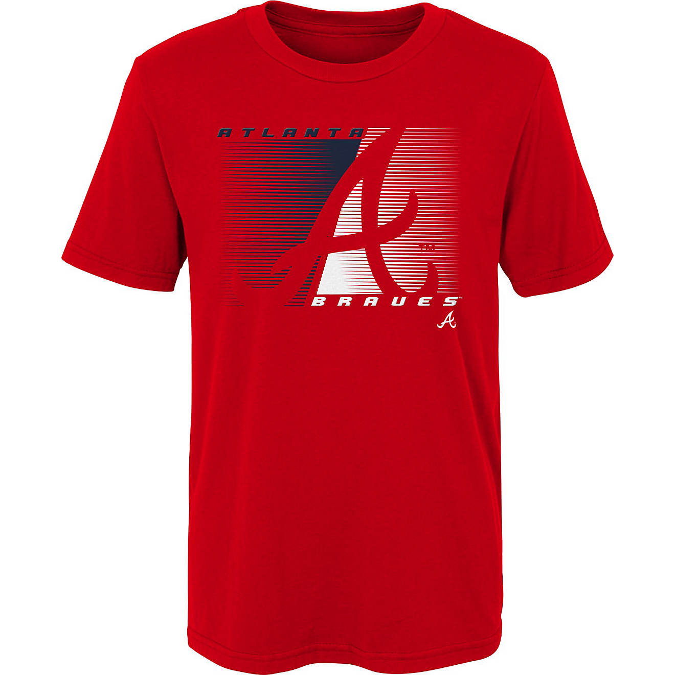 Outerstuff Kids' Atlanta Braves Switch Hitter Short Sleeve T-shirt                                                               - view number 1