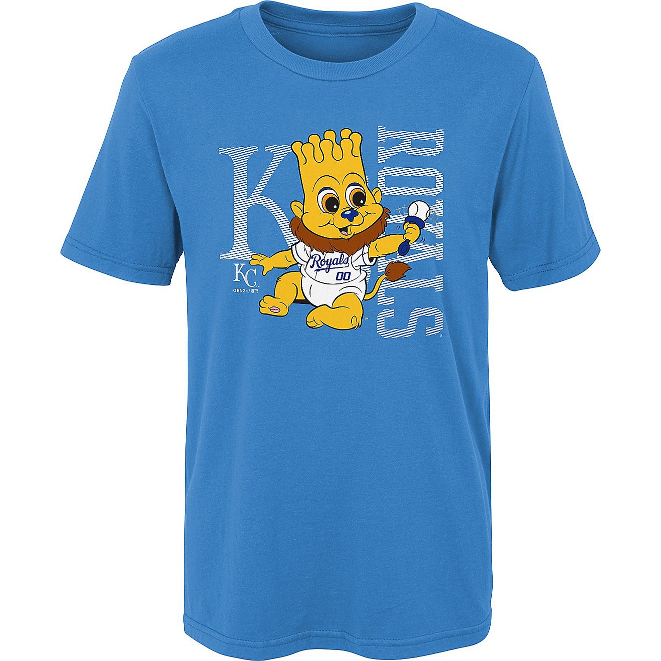 Outerstuff Kids' Kansas City Royals Baby Mascot 2.0 Short Sleeve T-shirt                                                         - view number 1