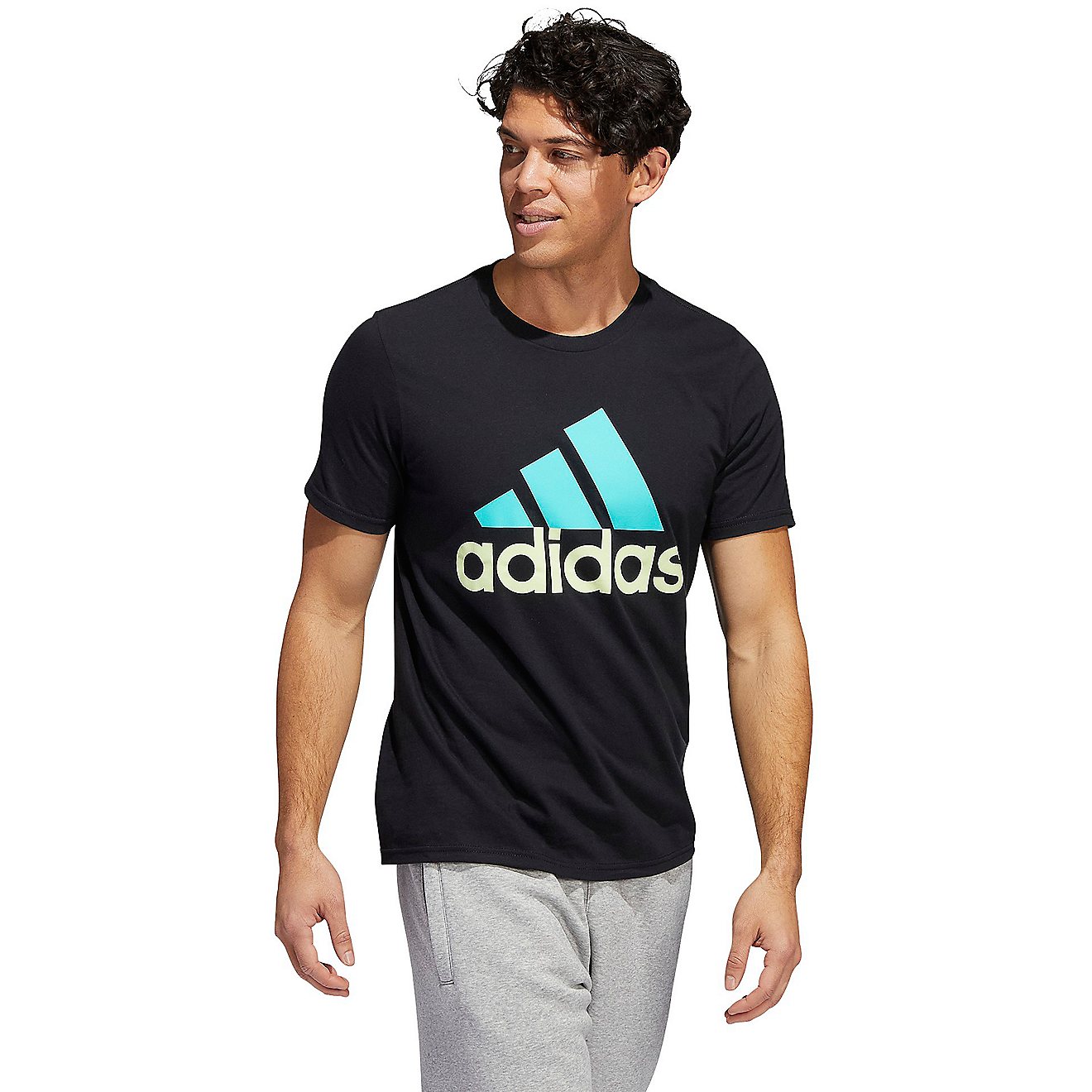 adidas Men's Badge of Sport Basic T-shirt                                                                                        - view number 2