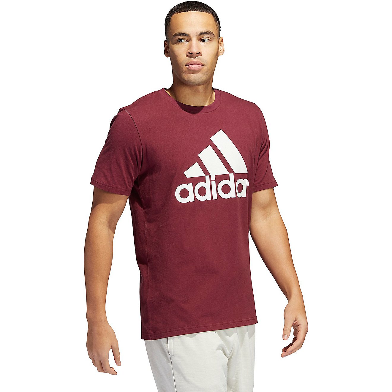 adidas Men's Badge of Sport Basic T-shirt                                                                                        - view number 2