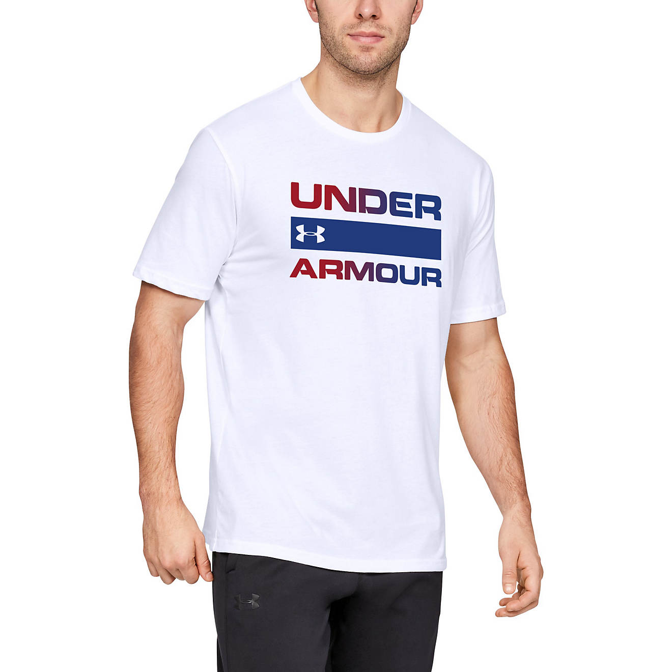 Under Armour Men’s RWB Team Issue Wordmark Short Sleeve T-shirt                                                                - view number 1
