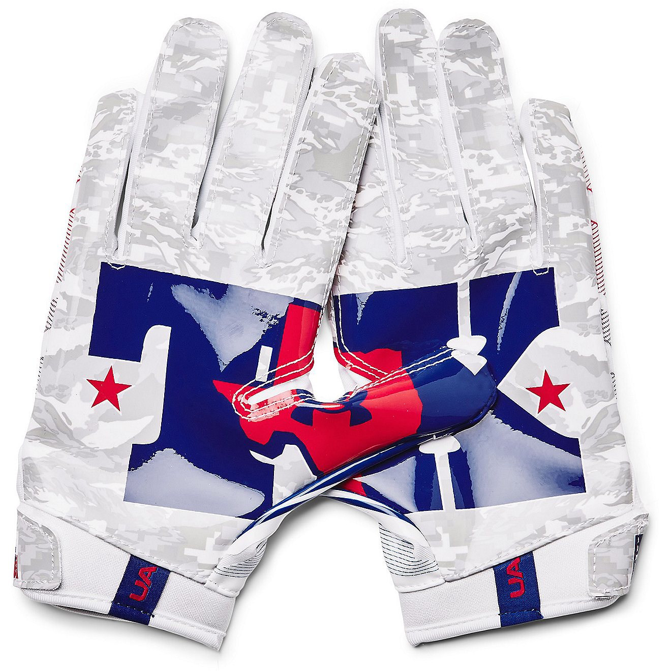Under Armour Youth F8 Texas Football Gloves                                                                                      - view number 1