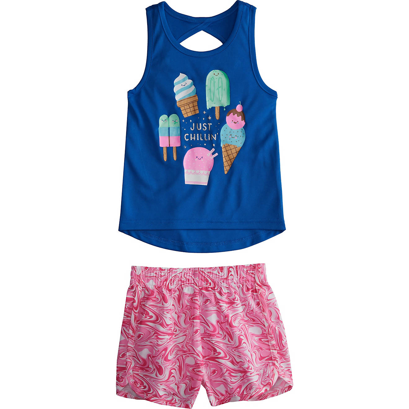 BCG Girls' Just Chillin' Woven Tank and Shorts Set                                                                               - view number 1