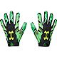 Under Armour Adults' F8 Slime Football Gloves                                                                                    - view number 1 image