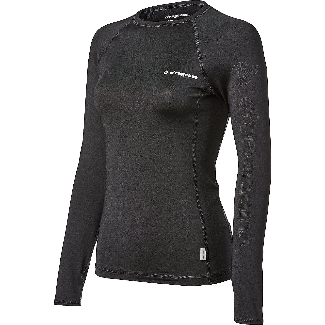 O-Rageous Juniors' Solid Long Sleeve Rash Guard                                                                                  - view number 3