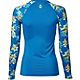 O-Rageous Juniors' Hibiscus Floral Long Sleeve Rash Guard                                                                        - view number 2 image