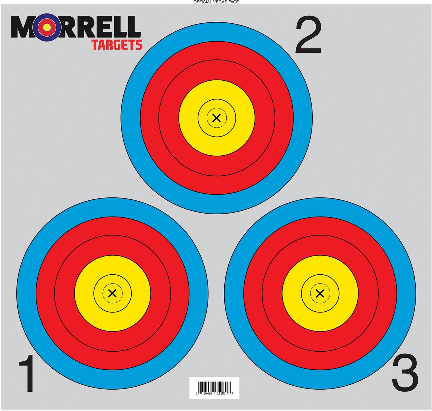 Morrell 3-Spot Vegas Paper Face Archery Targets 100-Pack | Academy