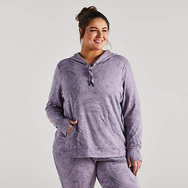 Freely Women's Kate Crop Plus Size Pullover Hoodie                                                                              