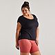 Freely Women's Sophia Dropped Back Plus Size Short Sleeve T-shirt                                                                - view number 1 image