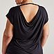 Freely Women's Sophia Dropped Back Plus Size Short Sleeve T-shirt                                                                - view number 4 image