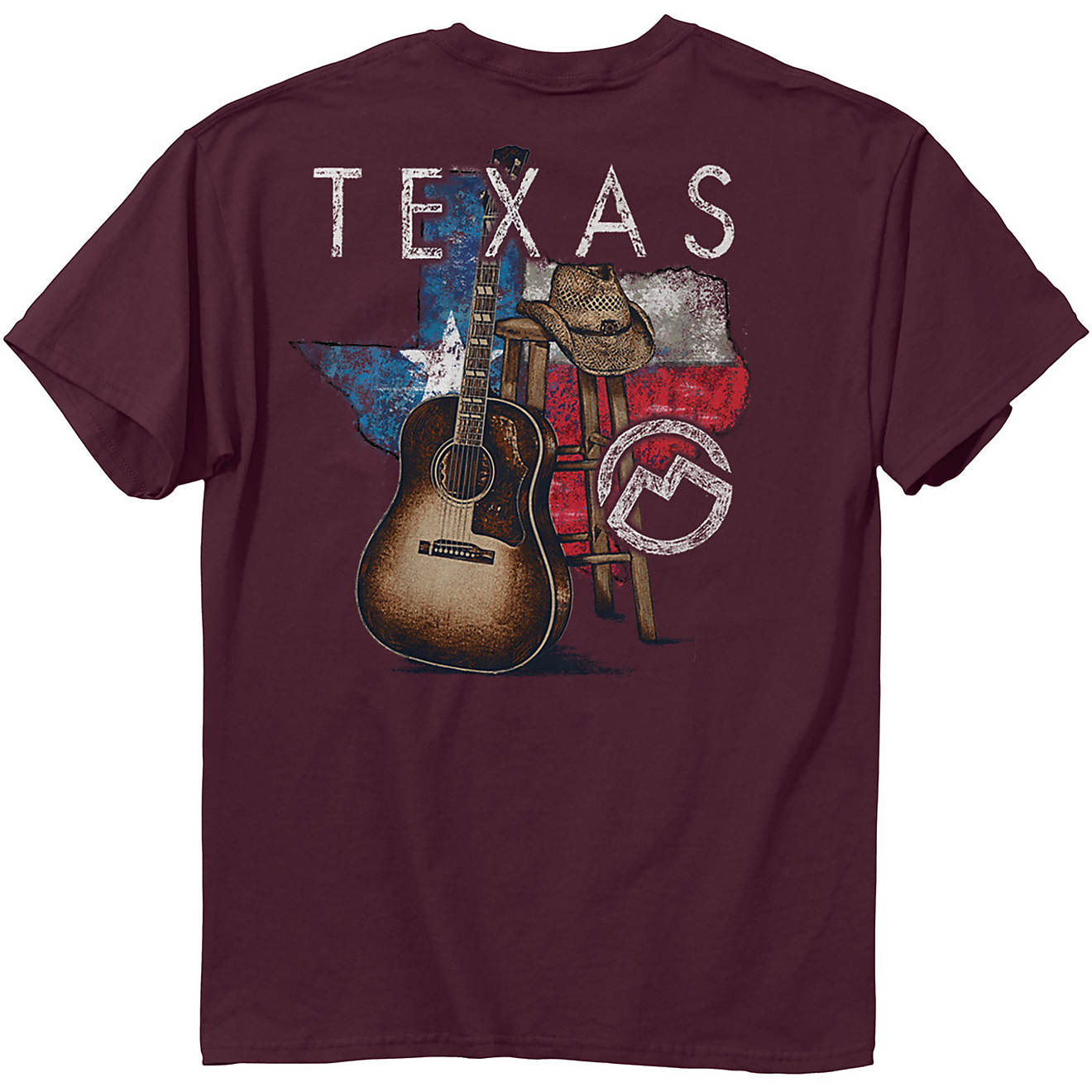 Magellan Outdoors Men's Texas & Guitar Short Sleeve Graphic T-Shirt                                                              - view number 1