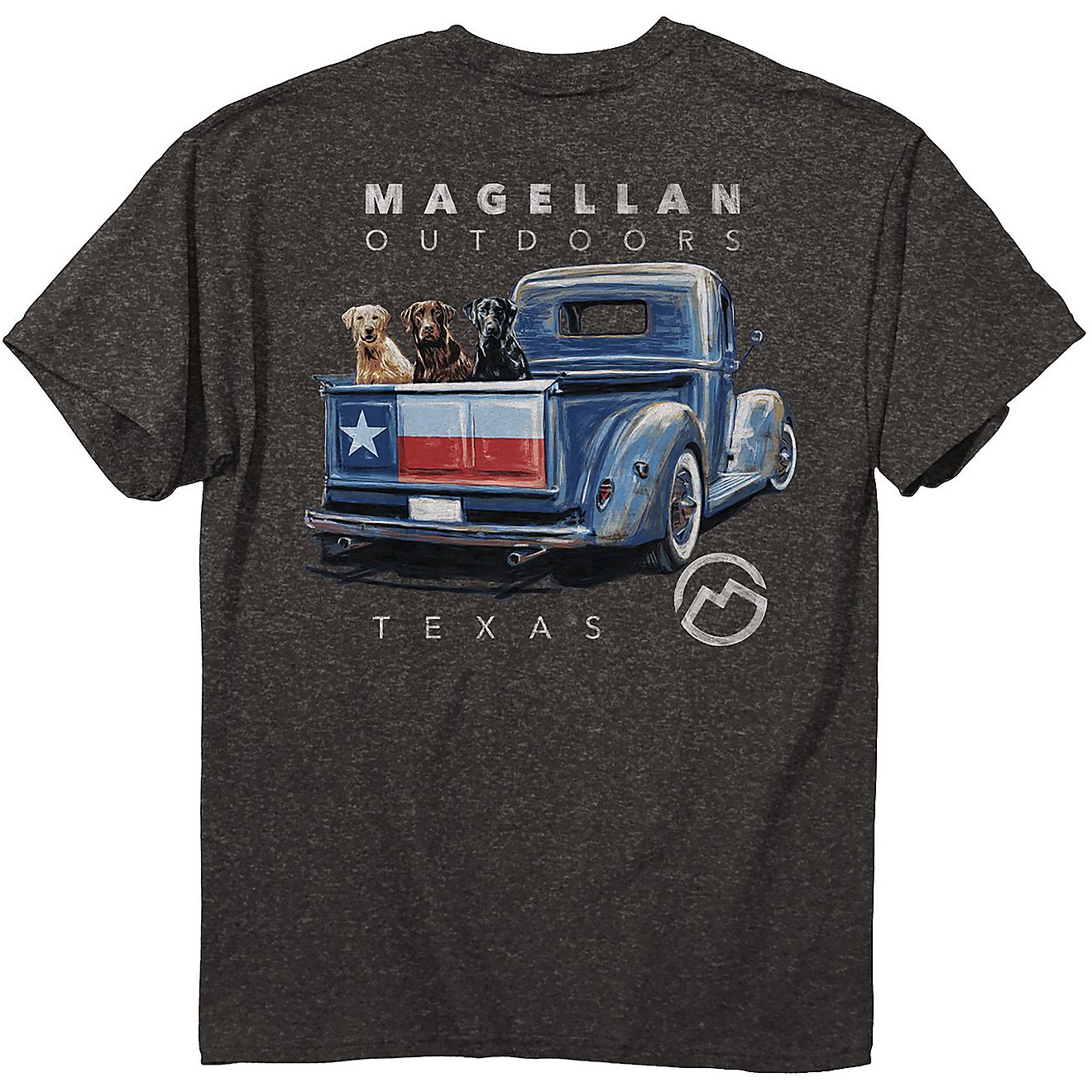 Magellan Outdoors Men's Three Lab Tailgate Graphic T-shirt                                                                       - view number 1
