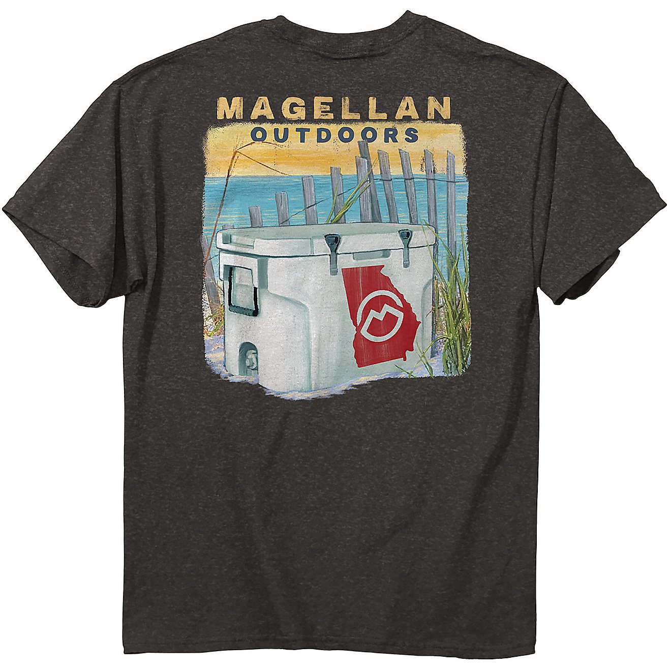 Magellan Outdoors Men's Georgia Beach Cooler Graphic T-shirt                                                                     - view number 1