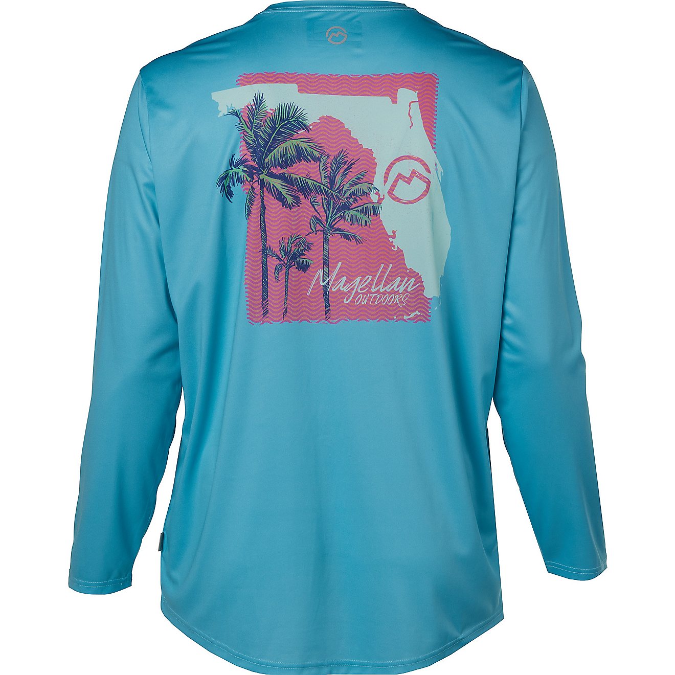 Magellan Outdoors Women's Plus Florida Graphic Long Sleeve T-shirt                                                               - view number 1