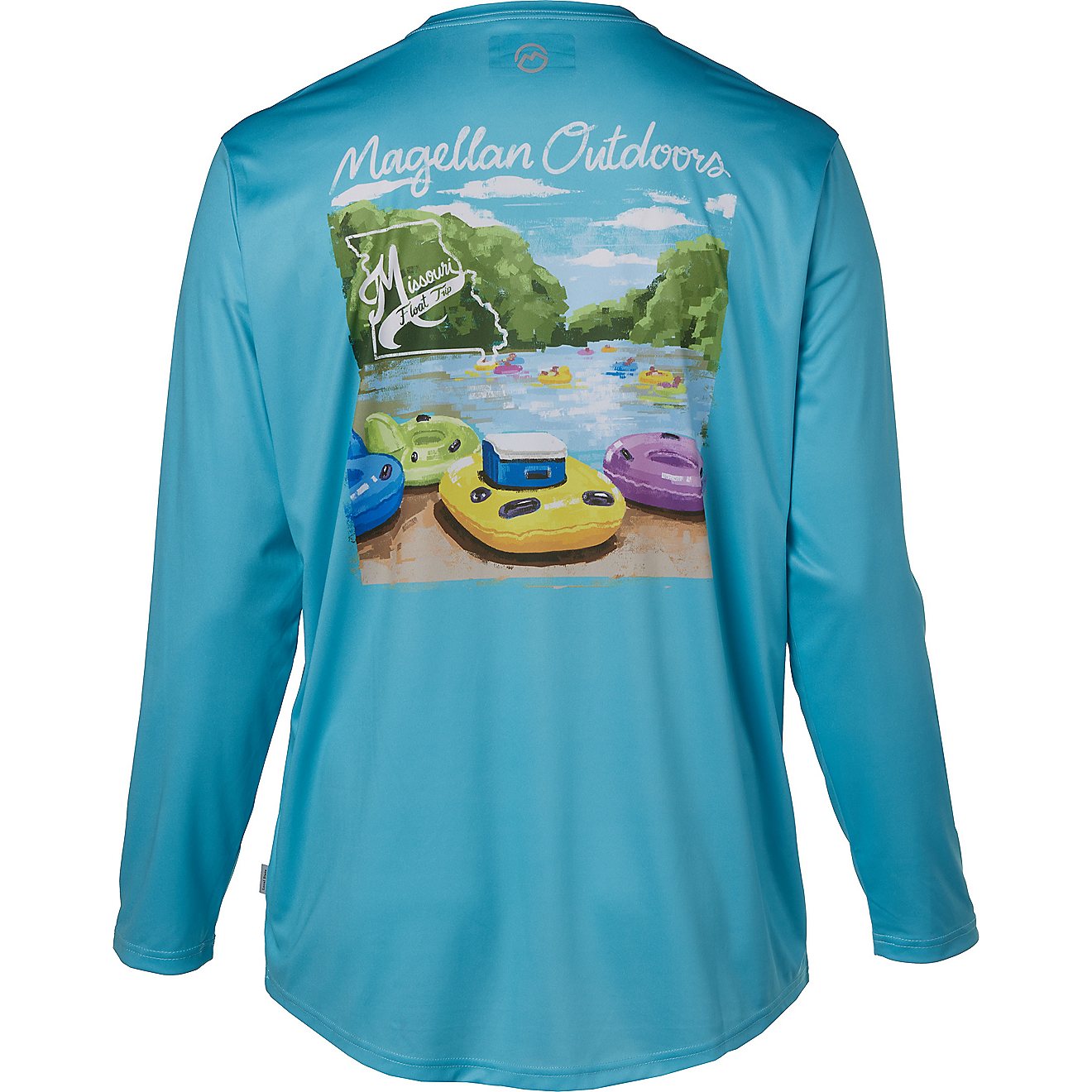 Magellan Outdoors Women's Plus Missouri Graphic Long Sleeve T-shirt                                                              - view number 1