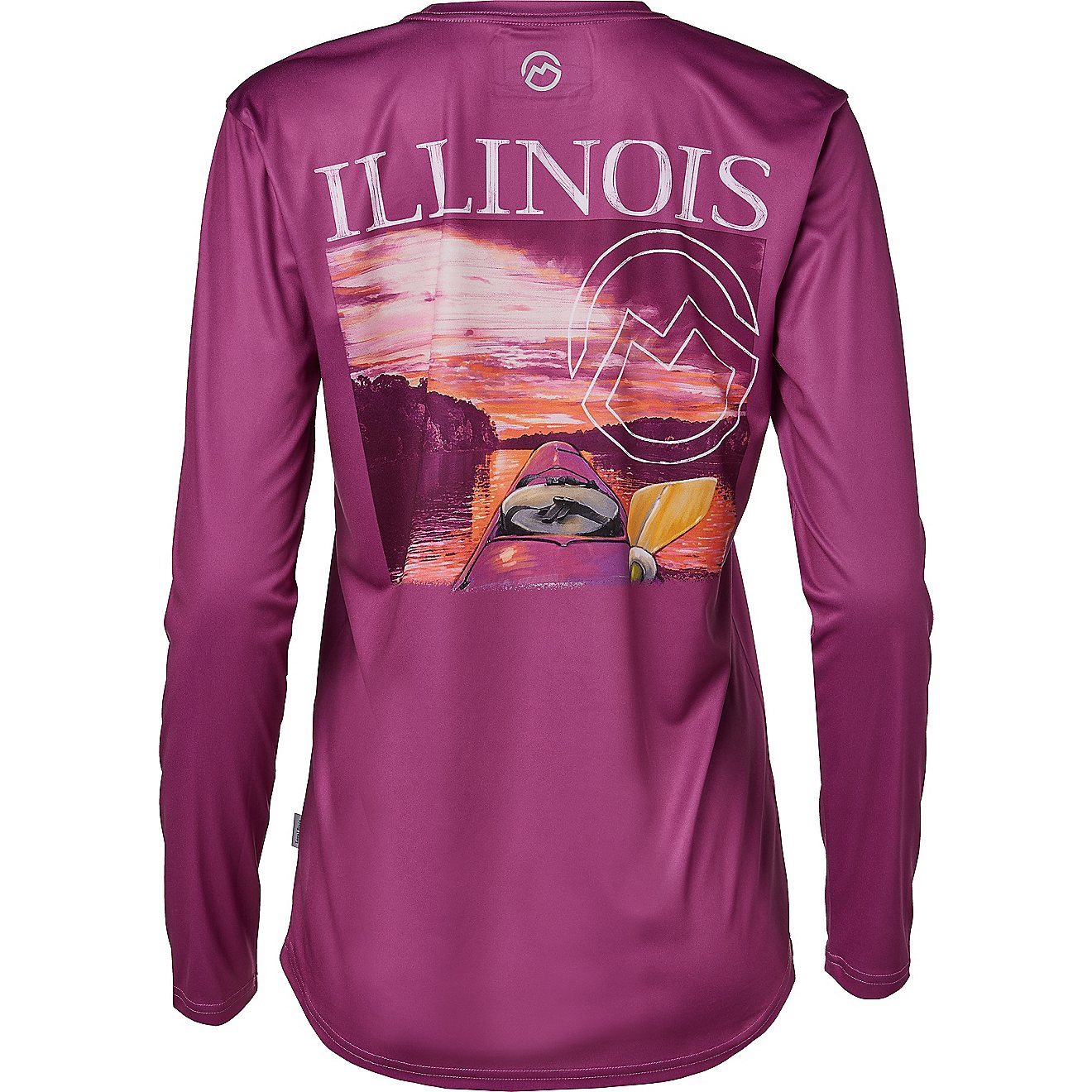 Magellan Outdoors Women's Local State Graphic Illinois Long Sleeve T-shirt                                                       - view number 1