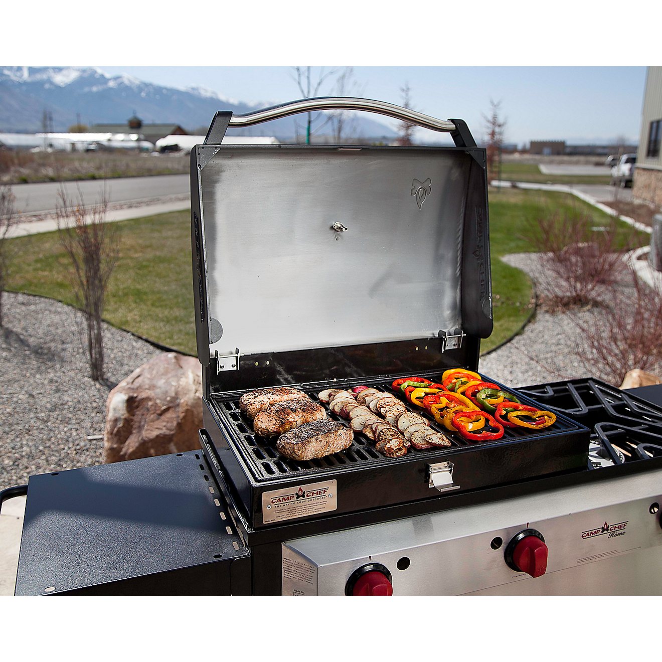 Camp Chef Deluxe 24 x 16 in Double Burner Grill                                                                                  - view number 6