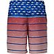 O'Rageous Men's Americana Fish Flag E Boardshorts                                                                                - view number 2 image