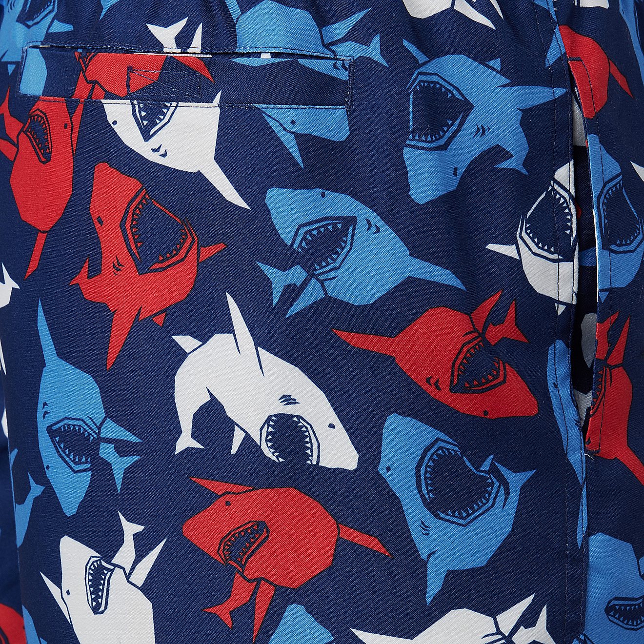 O'Rageous Men's Americana Sharks E Boardshorts                                                                                   - view number 3