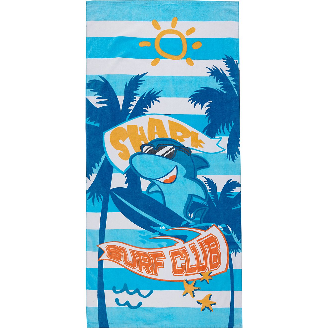 O'Rageous 28 in x 60 in Surfer Shark Beach Towel                                                                                 - view number 1