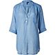 Porto Cruz Women's Plus Henley Tunic Shirt - view number 1 image