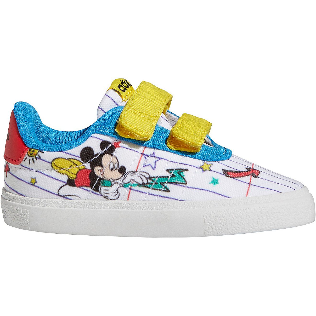 adidas x Disney Toddlers' Mickey Mouse Vulc Raid3r Shoes                                                                         - view number 1