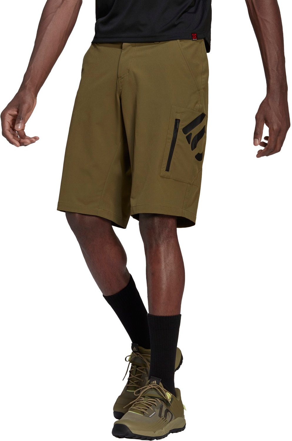 adidas Men’s Five Ten Brand of the Brave Mountain Bike Shorts 11.1 in Academy