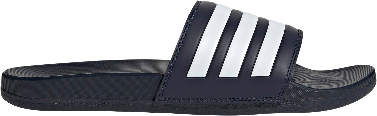 adidas Men's Adilette Cloudfoam Plus Swim Slides Academy