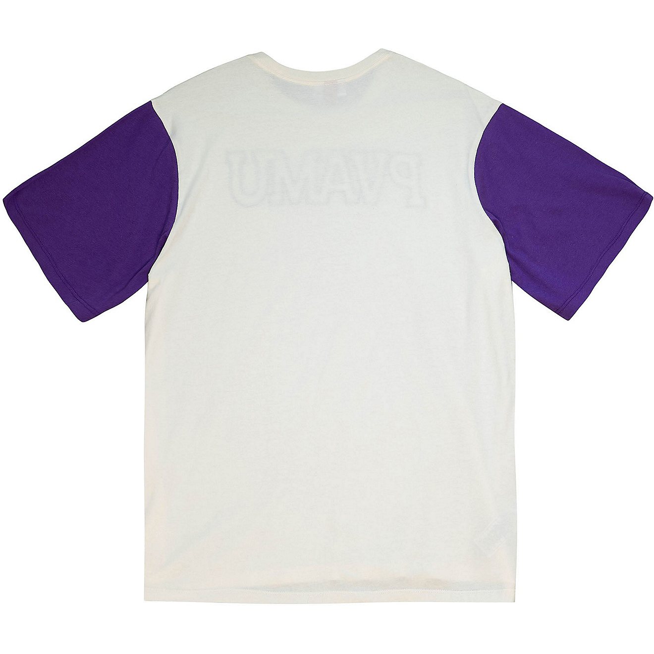 Mitchell & Ness Men's Prairie View A&M University Color Block Short Sleeve T-shirt                                               - view number 2