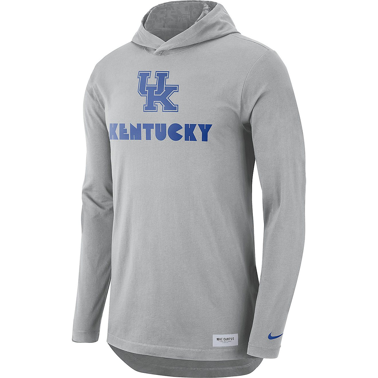 Nike Men's University of Kentucky Dri-FIT Long Sleeve Hooded T-shirt                                                             - view number 1