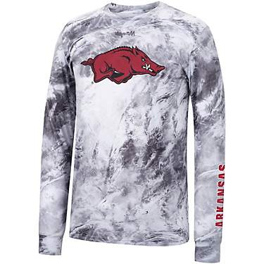 Colosseum Athletics Men's University of Arkansas Wakeform Fishing Long Sleeve Graphic T-shirt                                   